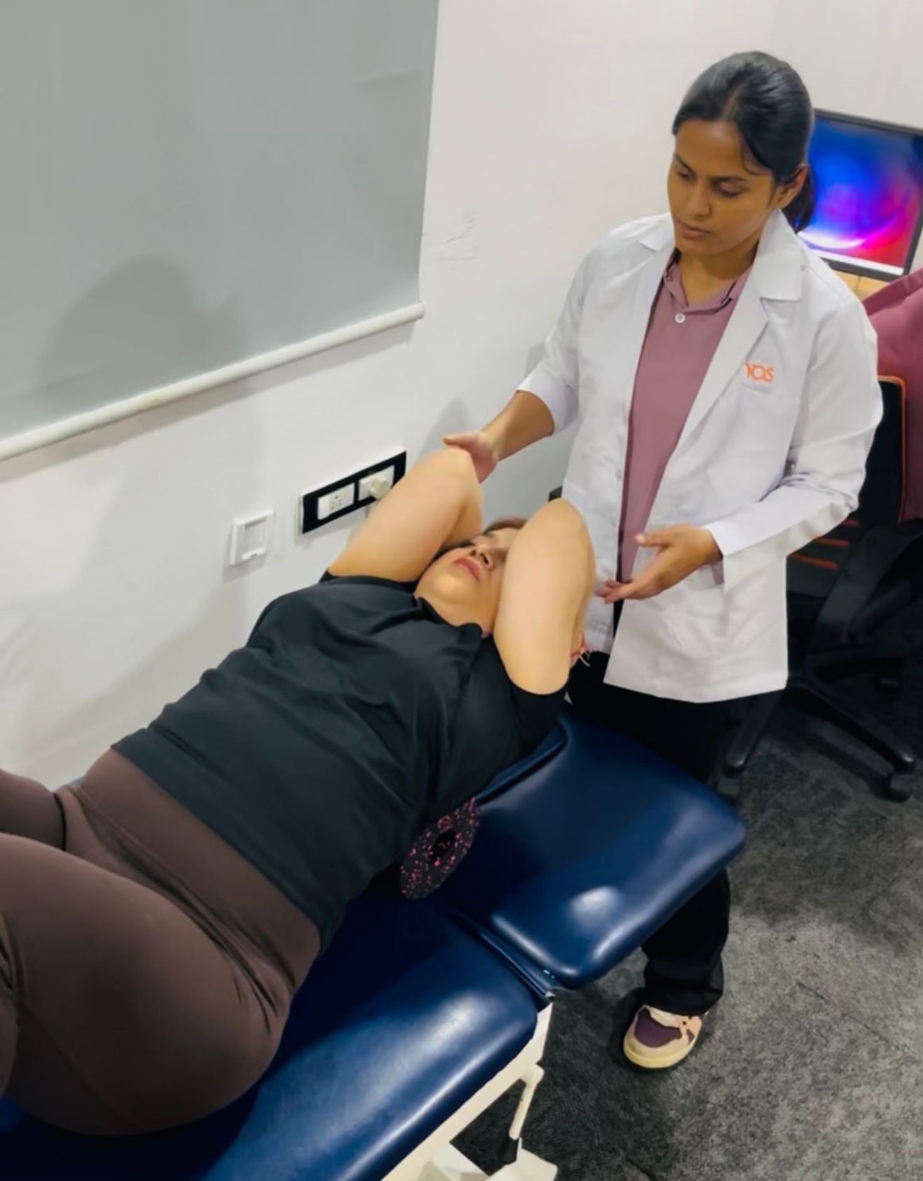 Bridge exercise during rehabilitation